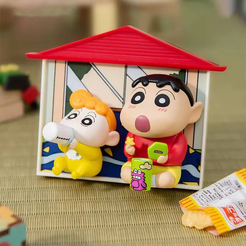 Factory Custom Cute Creative PVC Crayon Shin-chan Fridge Magnets pic 2