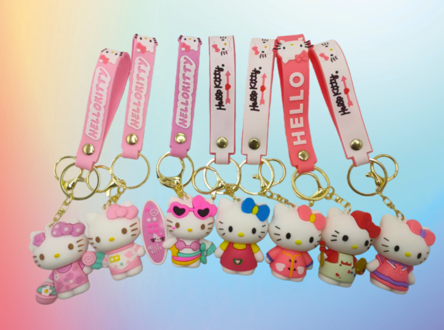 Spot keychain Creative Cute 3D Soft PVC Keychain pic 1