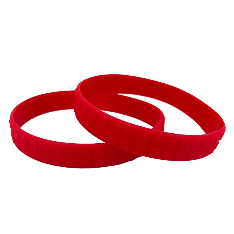 Factory Customized With logo Custom Wristband  Silicone Building Block Wristband  pic 5
