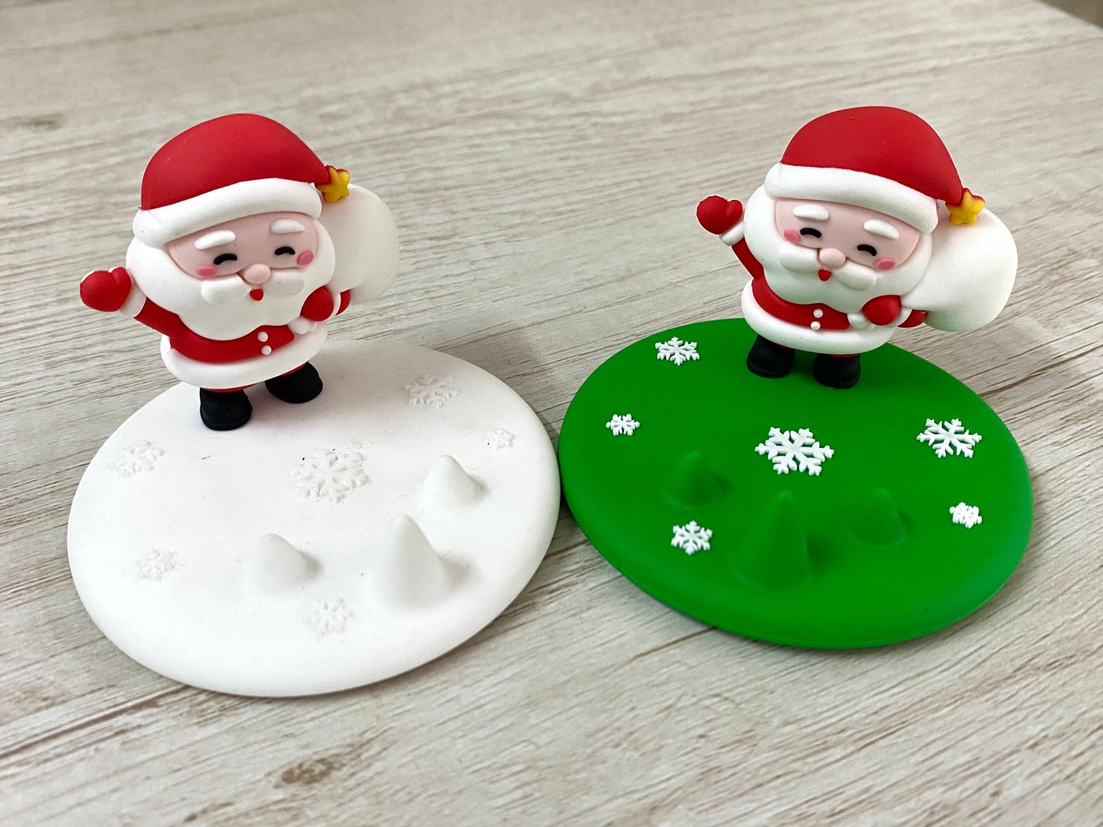 Factory Custom Wholesale 3D PVC Rubber Christmas Theme Action Figure Doll pic 1
