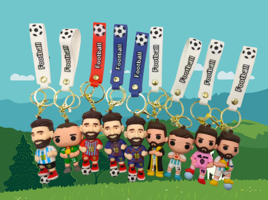 Spot keychain Creative Cartoon Cute 3D Soft PVC Rubber Keychain pic 1