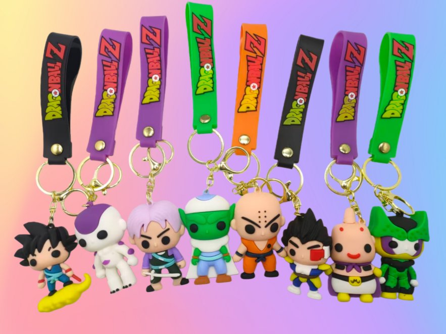 Spot Rubber keychain Creative Cartoon 3D Soft PVC Keychain pic 3