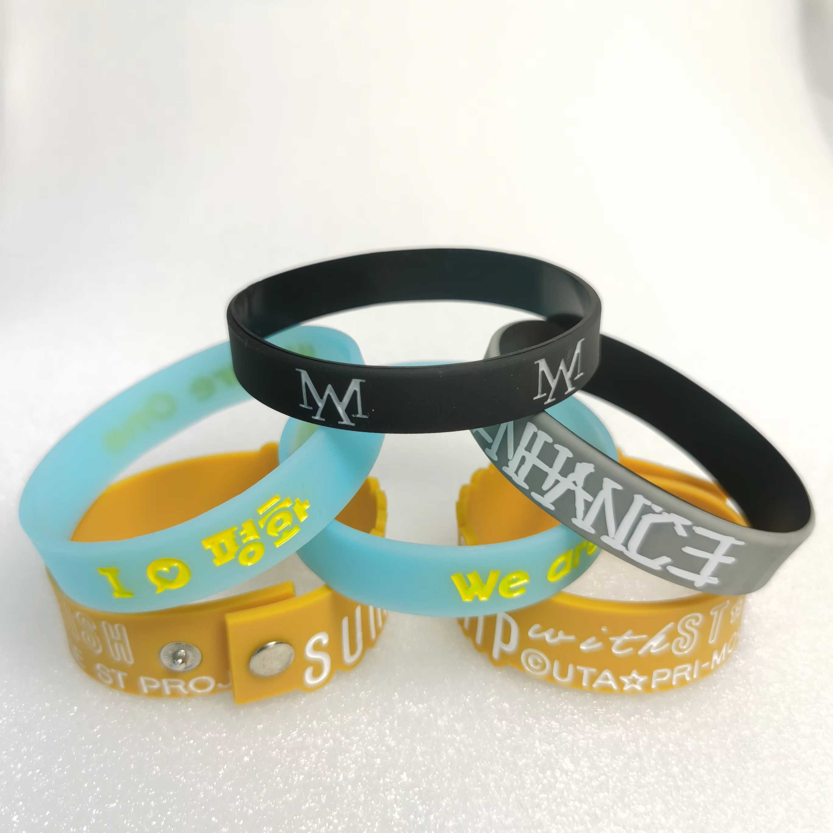 Factory Customized With logo Custom Wristband Silicone Wristbands Rubber Silicone Wristband pic 1