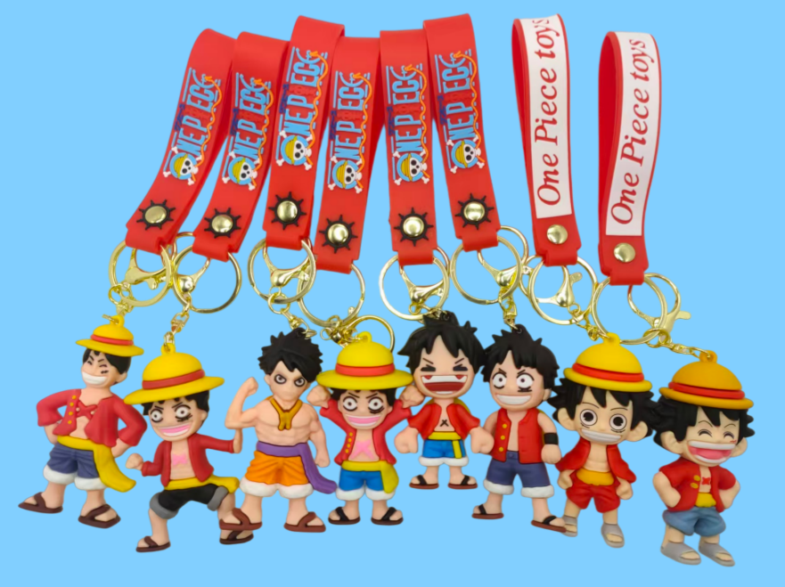 Spot Rubber keychain Creative 3D Soft PVC Doll Keychain pic 3