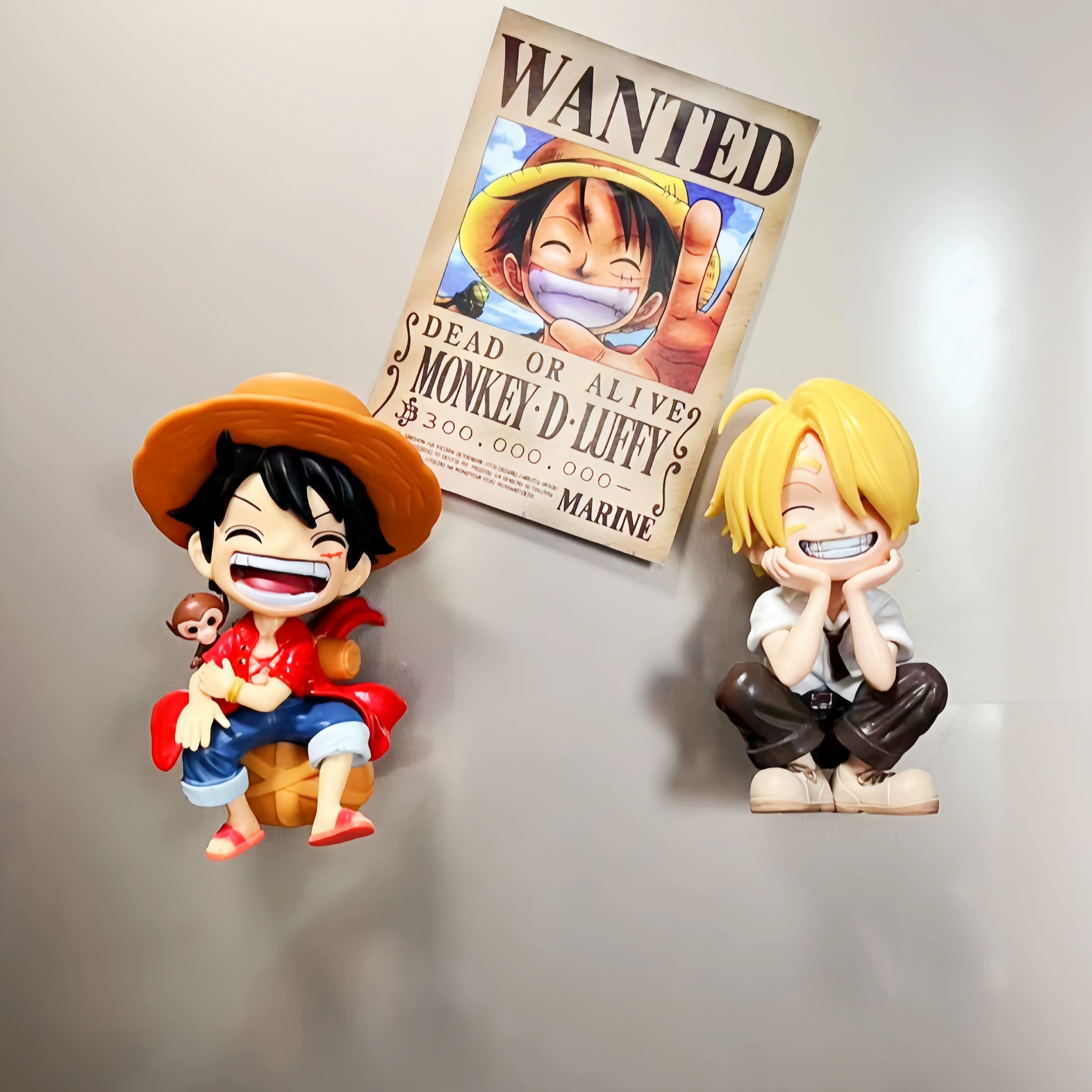 Factory Custom Cute Creative PVC One Piece Fridge Magnets Refrigerator Stickers pic 3