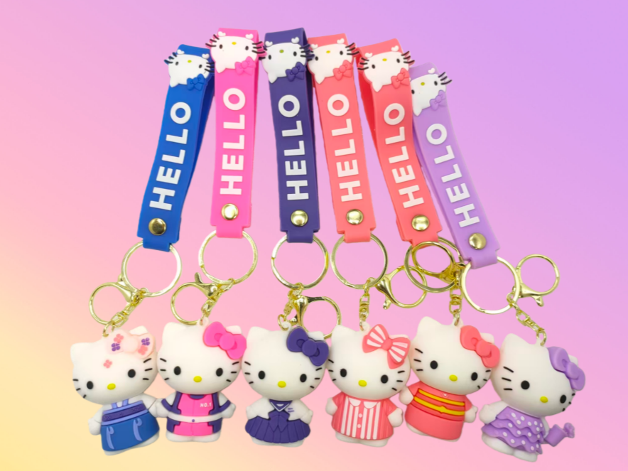 Spot keychain Creative Cute 3D Soft PVC Keychain pic 3