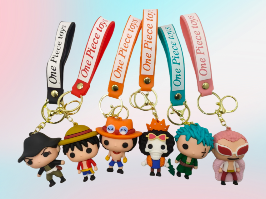 Spot Rubber keychain Creative 3D Soft PVC Doll Keychain pic 4