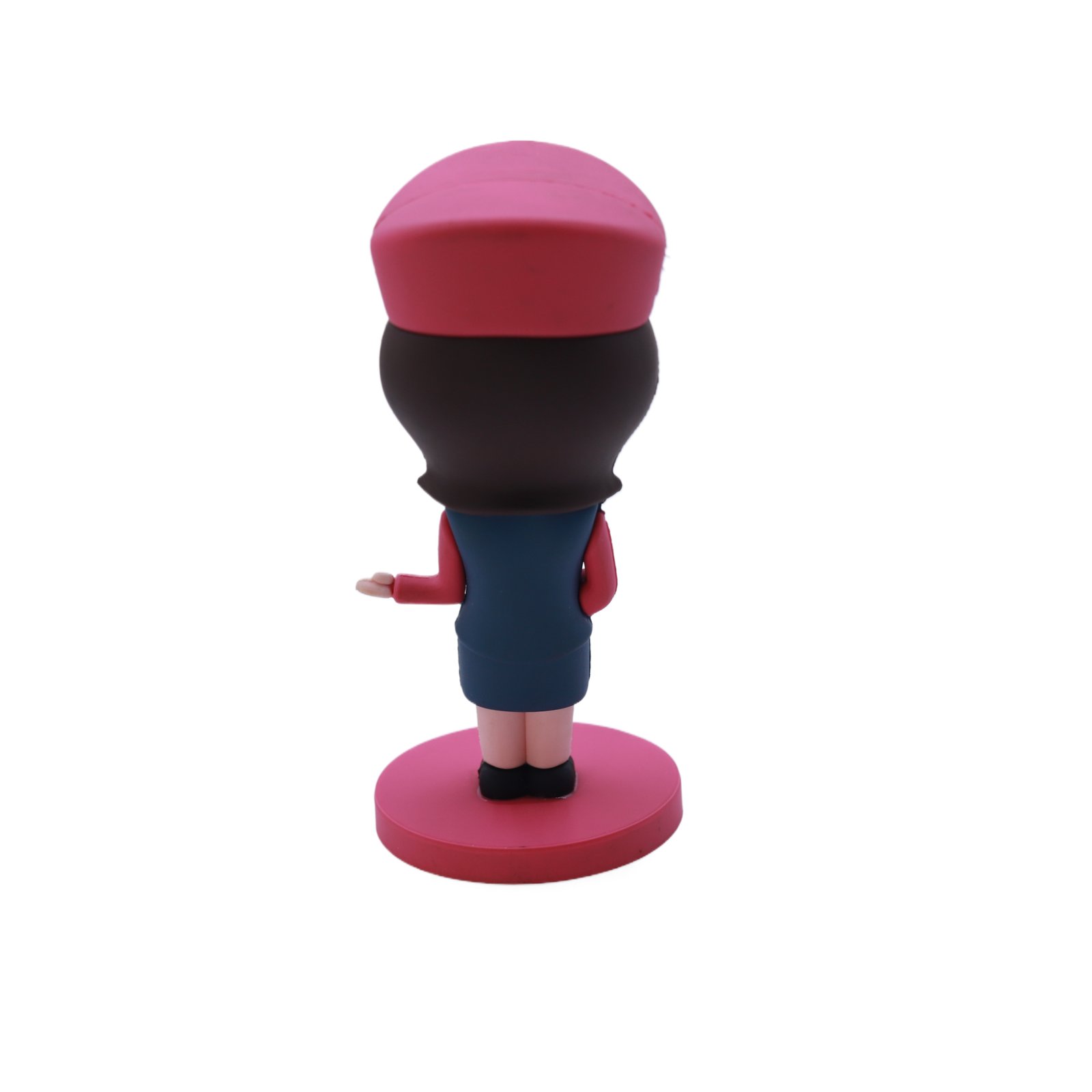 Factory Custom Wholesale 3D PVC Rubber Flight Attendant Action Figure pic 1 Factory Custom Wholesale 3D PVC Rubber Flight Attendant Action Figure pic 1