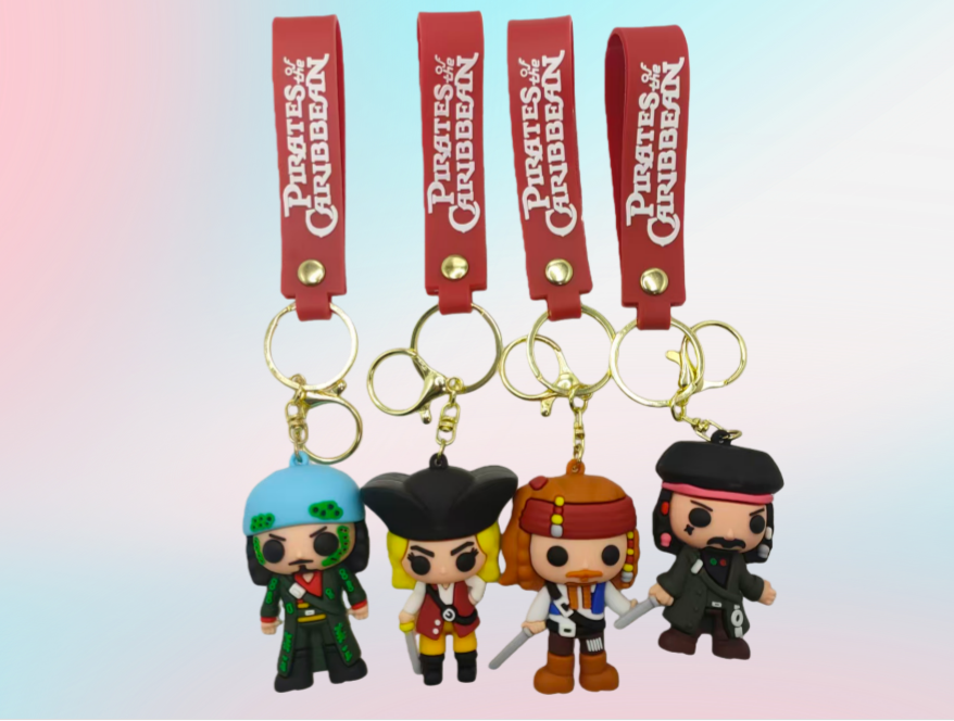 Spot PVC Rubber keychain Creative 3D Soft PVC Keychain pic 1