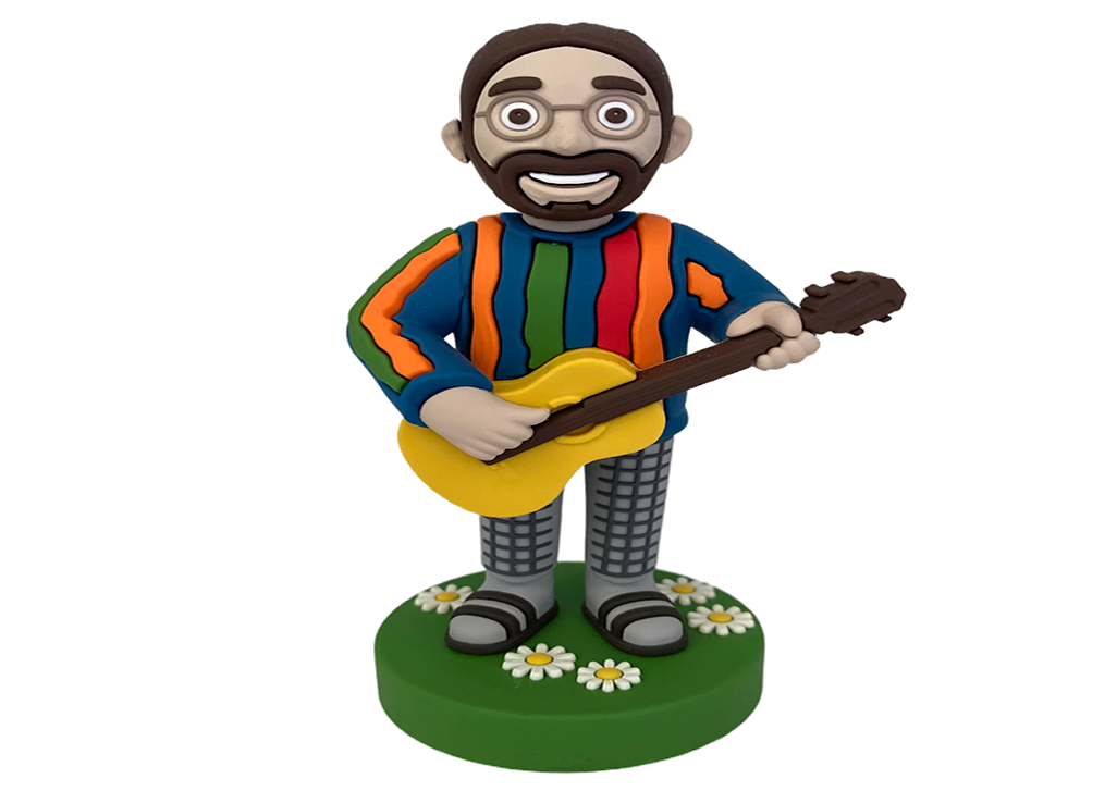 Factory Custom Wholesale 3D PVC Rubber The Guitar Man Action Figure pic 1 Factory Custom Wholesale 3D PVC Rubber The Guitar Man Action Figure pic 1